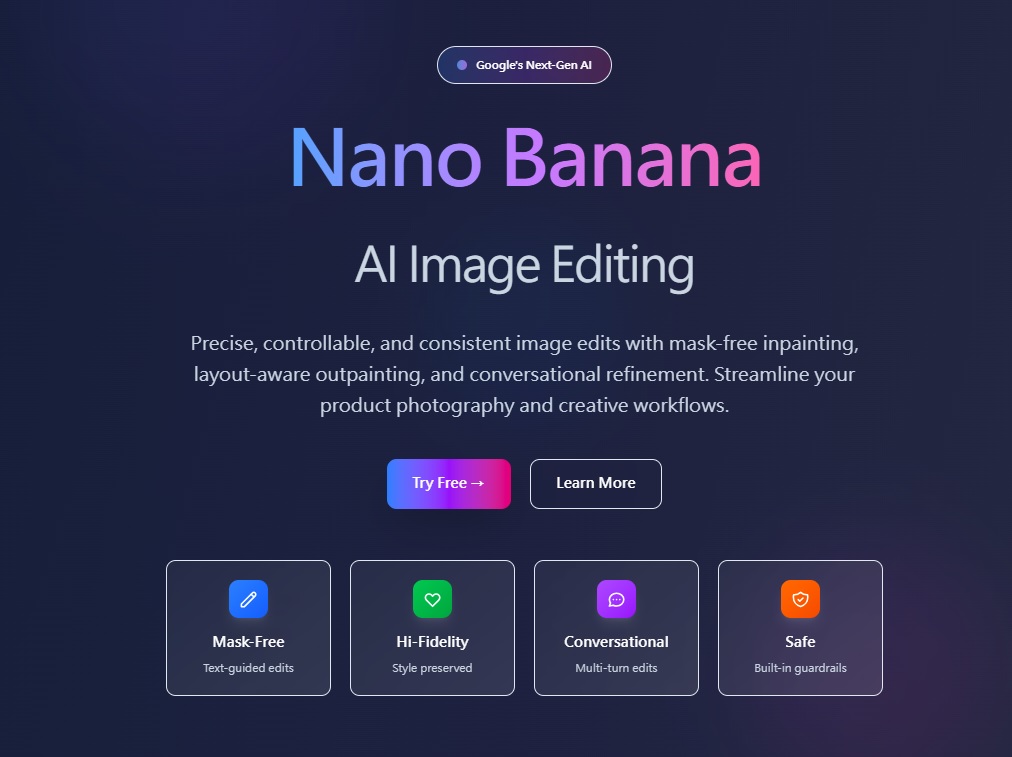 AI線上課程:Google Nano Banana AI 線上課程教學影片